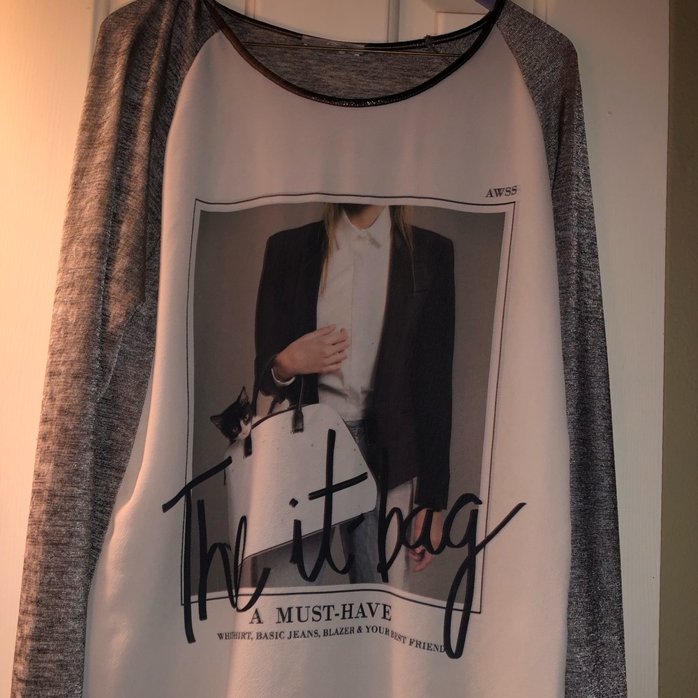 Zara printed top